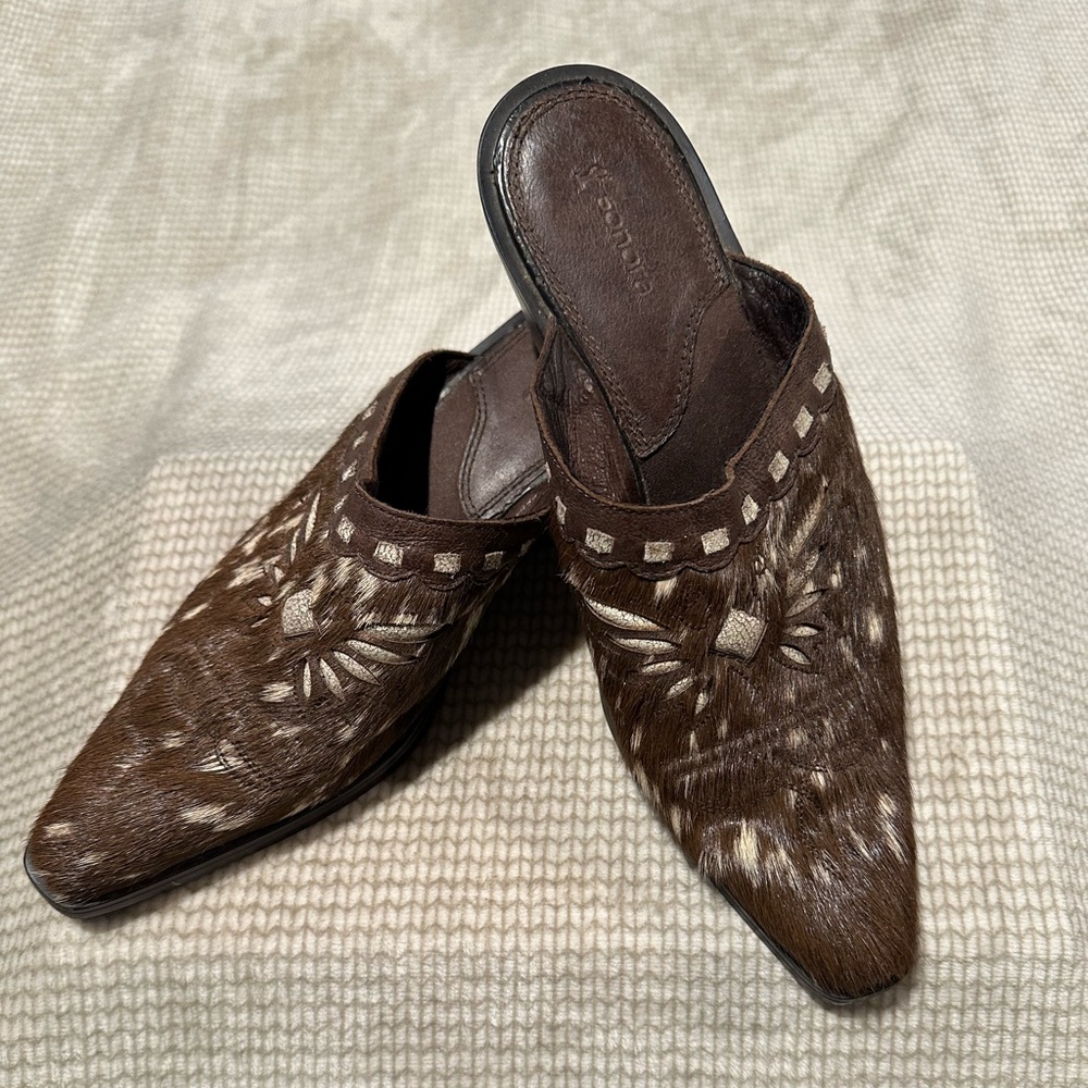 Sonora Hair on Hide Western Mules